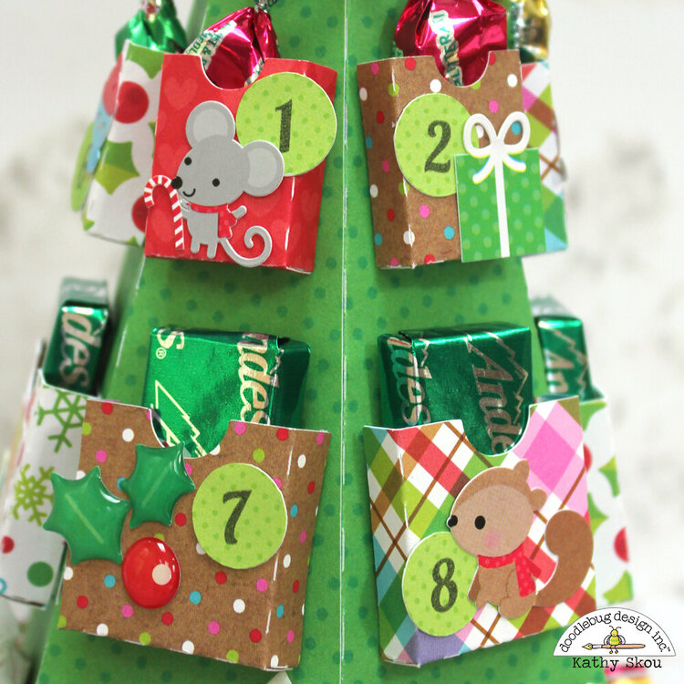 Doodlebug Design | Christmas Town Tree Advent Calendar