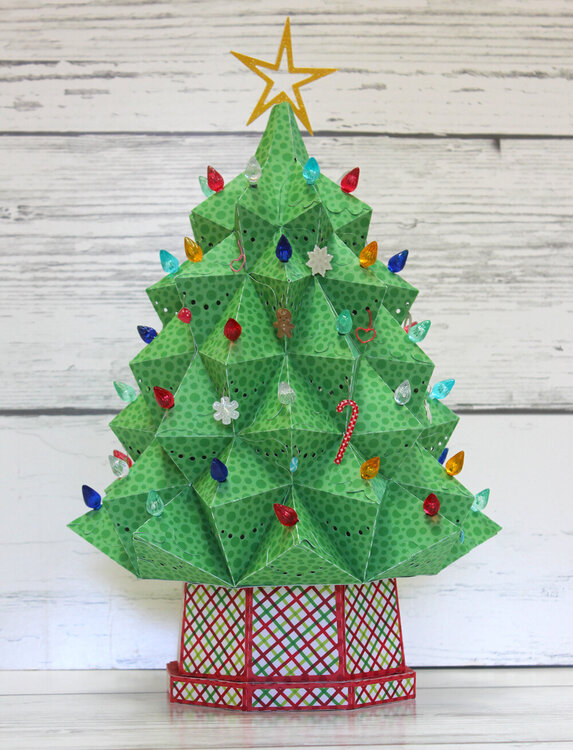 Doodlebug Design:  Light Up Christmas Tree