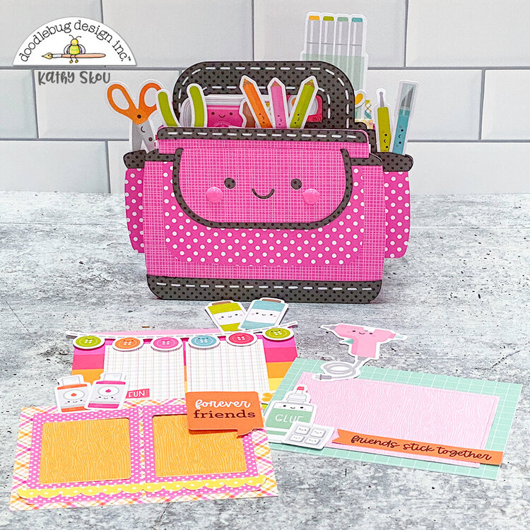 Doodlebug Design | Cute &amp; Crafty Caddie Mini Album