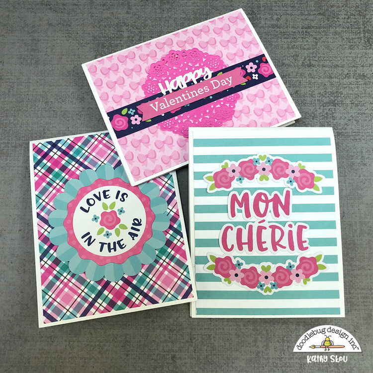 Doodlebug Design | French Kiss Pop Up Cards