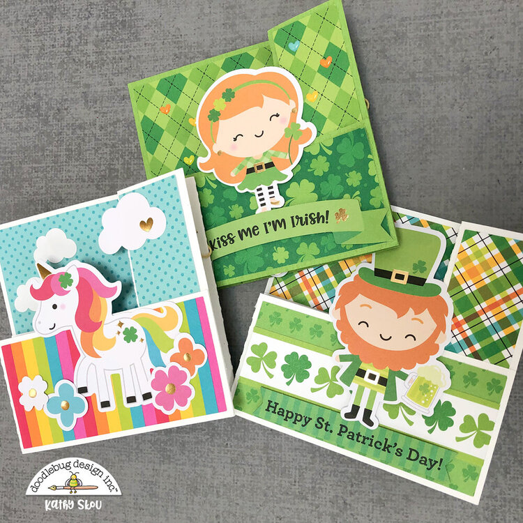 Doodlebug Design | Lots O&#039; Luck Wiper Cards