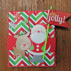 Be Jolly Gift Card Accordian Album