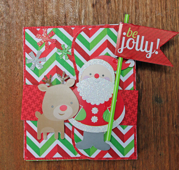 Be Jolly Gift Card Accordian Album