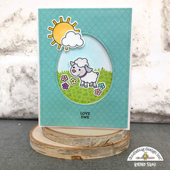 Doodlebug Design | Hoppy Easter Love Ewe Special Card