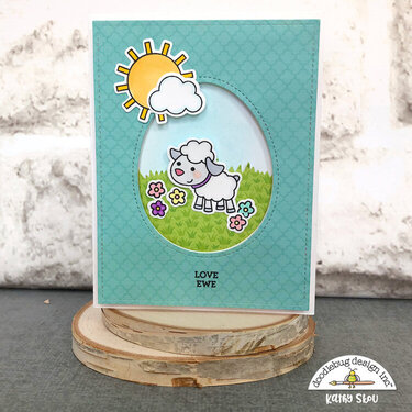 Doodlebug Design | Hoppy Easter Love Ewe Special Card