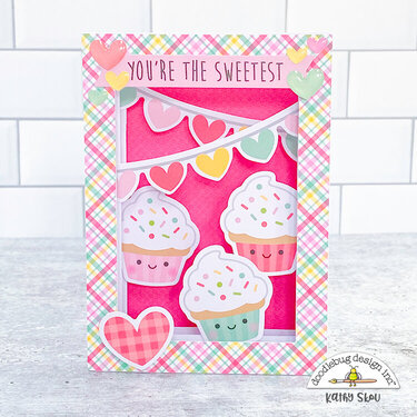 Doodlebug Design | You&#039;re the Sweetest Shadow Box Card