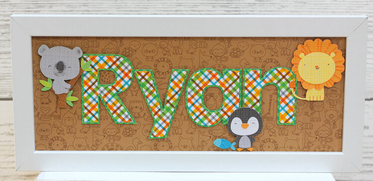 *** Doodlebug Design *** Baby Name Frames