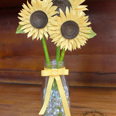 *** Doodlebug Design *** Cardstock Sunflowers