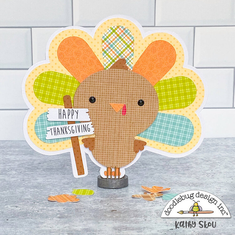 Doodlebug Design | Pumpkin Spice Turkey Card