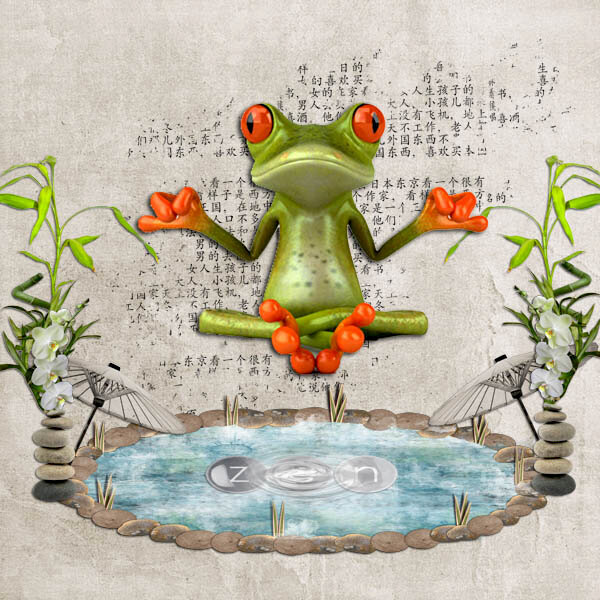 Zen frog