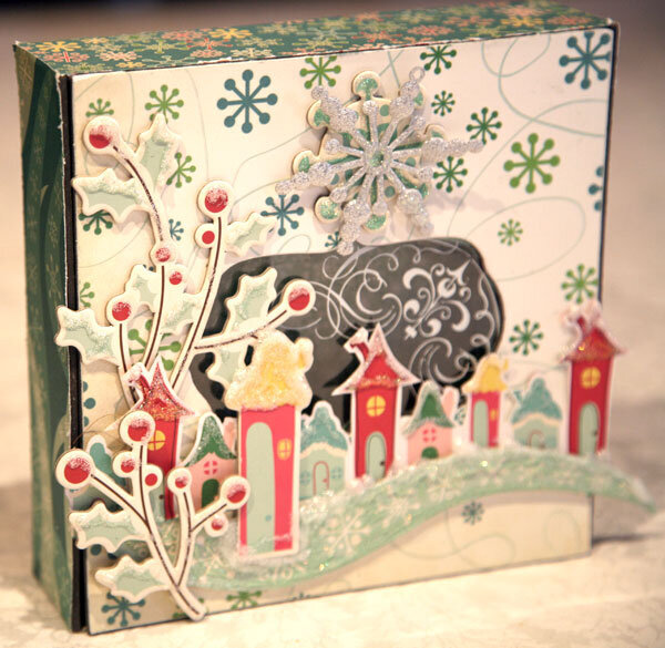 Christmas keepsake box * cosmo cricket *