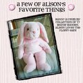 Alison's Favorite Things: Bunny