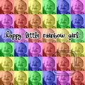 Happy Little Rainbow Girl