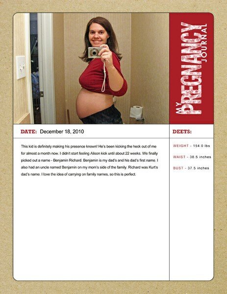 Pregnancy Journal - We picked a name!