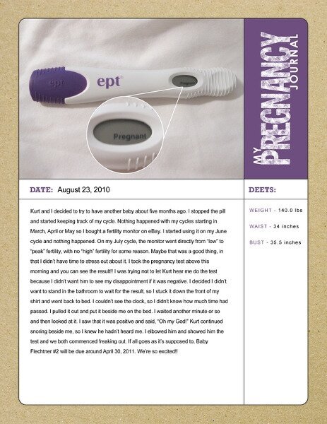 Pregnancy Journal - Baby Flechtner #2!!