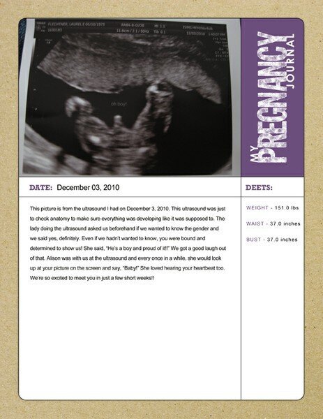 Pregnancy Journal - It&#039;s a Boy