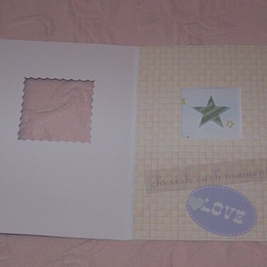 Baby Tri-Fold Card