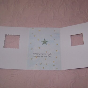 Baby Tri-Fold Card