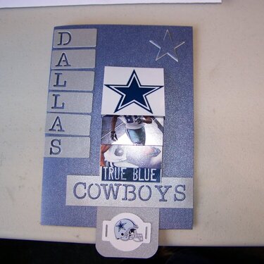 Dallas Cowboys Waterfall Card