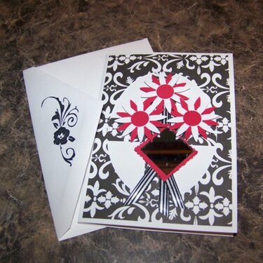 Mirrored Boxed card Set - Card #6