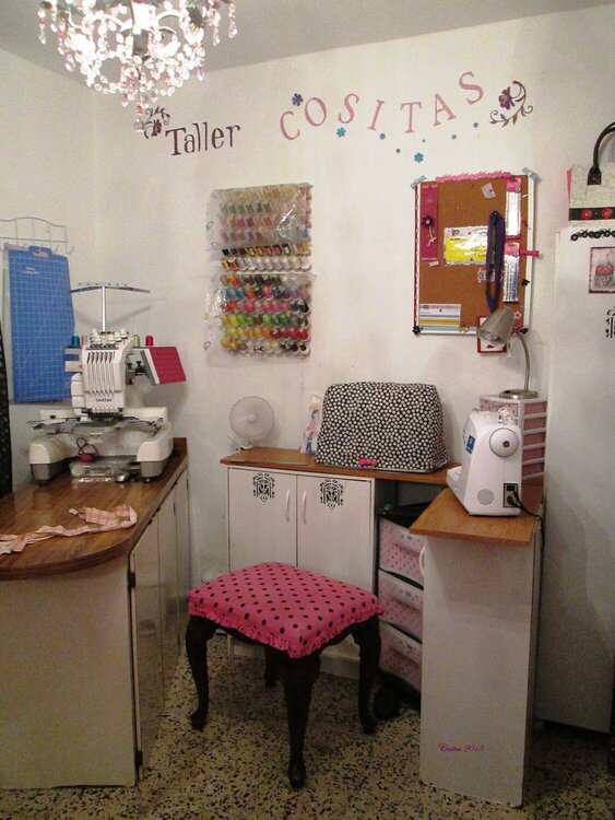 Sewing corner