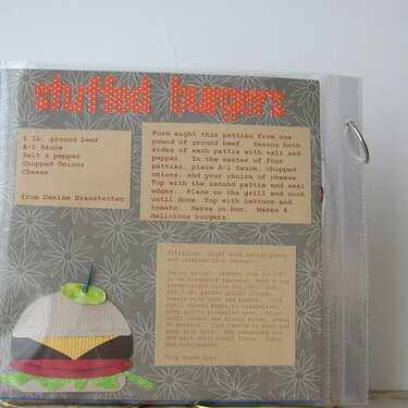 Recipe Book - Stuffed Hamburgers