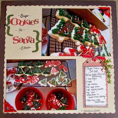 Cookies for Santa Claus