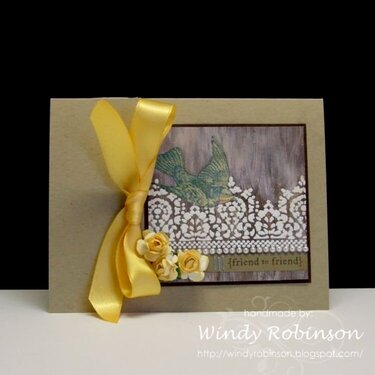 Friend to Friend Card