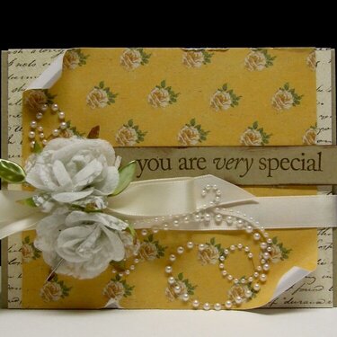 Very Special Floral Card