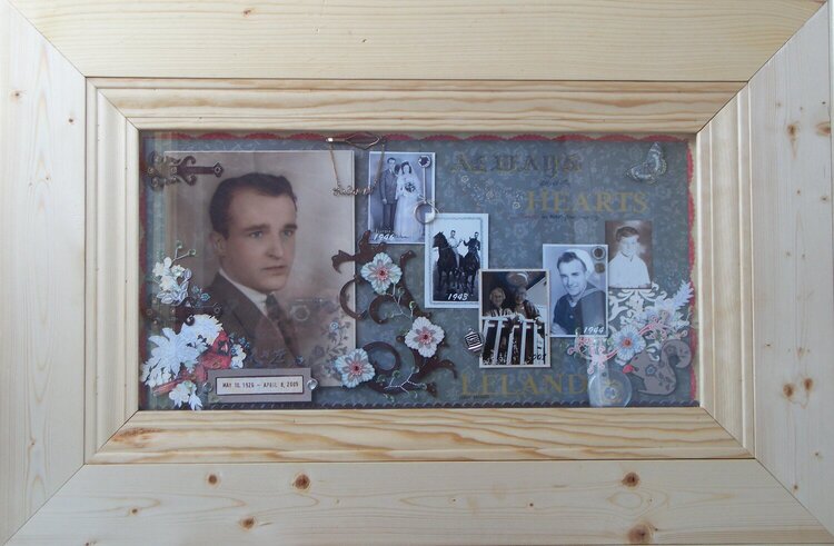 Always in our HEARTS ~ Forever in our MEMORIES - Shadow box