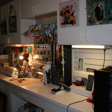 my scrap desk area