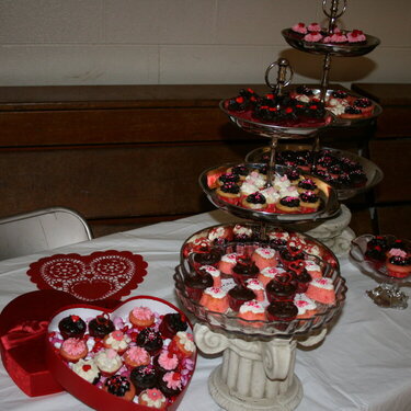 Valentines cupcakes  for Taste of Murfreesboro