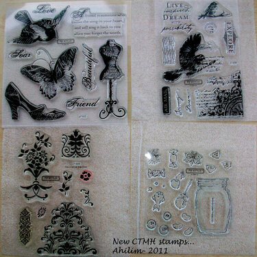 CTMH stamps from eBay...