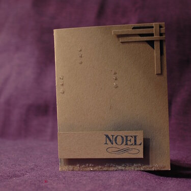 Noel Corner Card