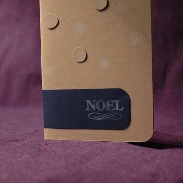 Noel Snowing Card