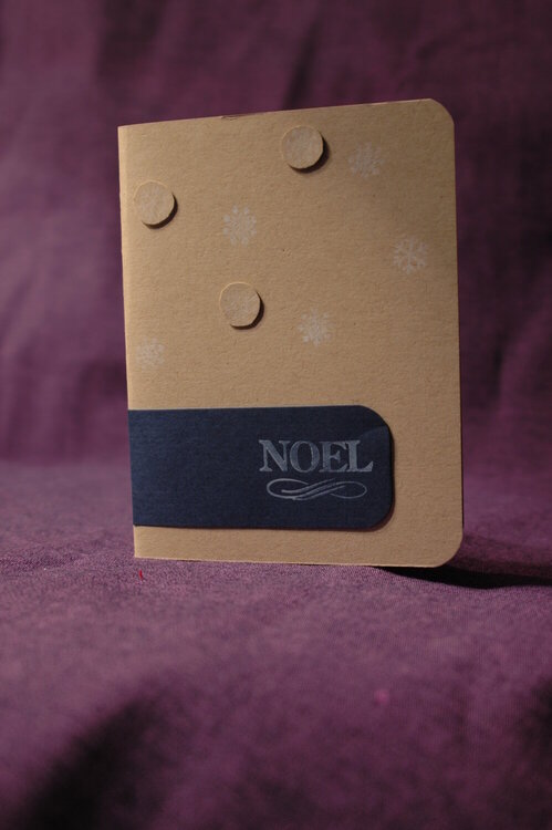 Noel Snowing Card