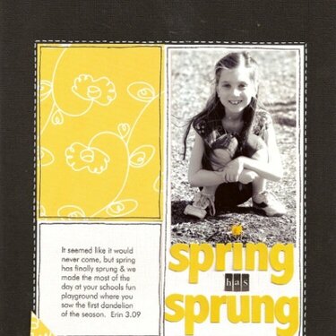 -Spring Has Sprung-NSD-Tia&#039;s Yellow Challenge-