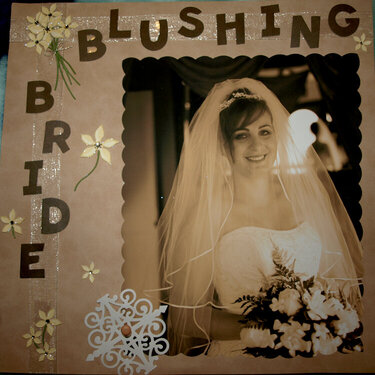 BLUSHING BRIDE