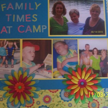 family times at camp left