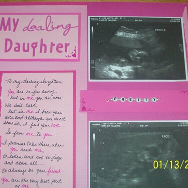 MY DARLING DAUGHTER ULTRASOUND PHOTOS