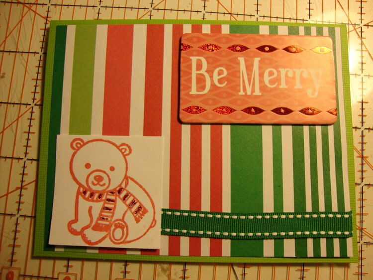 Be Merry--Xmas Card