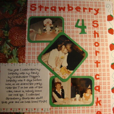 4th bday-strawberry shortcake