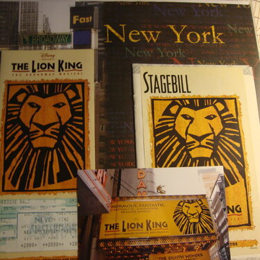 Lion King on Broadway