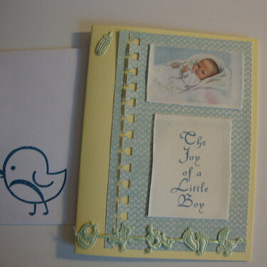 Baby Boy card