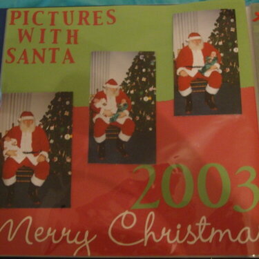 Pictures with Santa