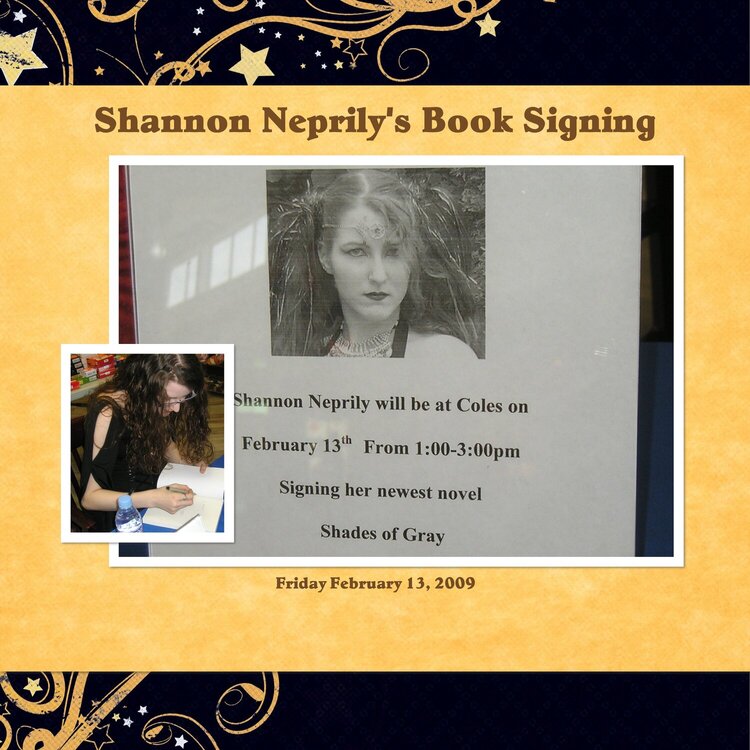 Shannon Neprily&#039;s Book Signing