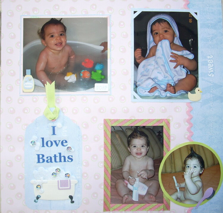 I love baths