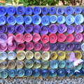 Wall art made with 88 paper roses :):):)