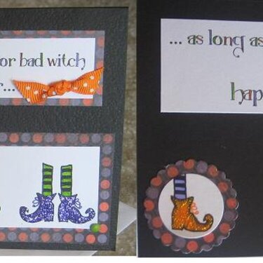 Halloween Cute Shoes Card