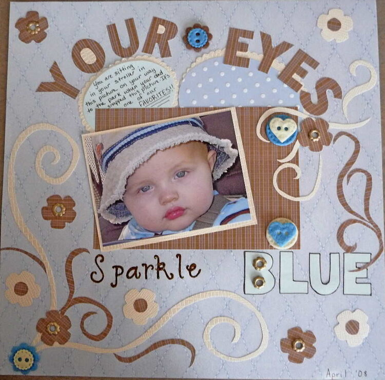 Your Eyes Sparkle Blue